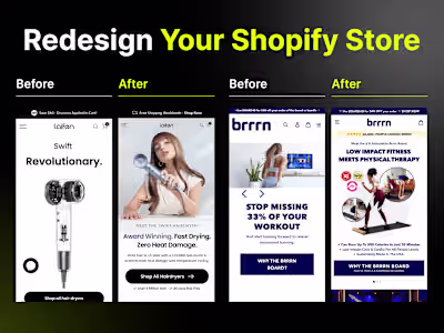 High-Converting Shopify Store Redesign