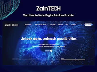 ZainTech - Enterprise CMS-Driven Platform