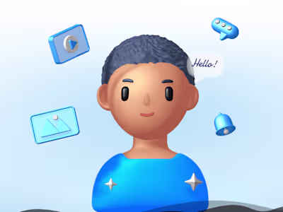 Custom 3D Website for my Project