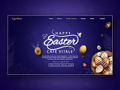 Special Easter Page - UX/UI Design and Development