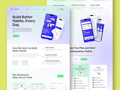 SaaS Website Landing Page that converts Designed in Figma