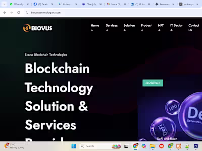 Biovus Blockchain Technologies - Top IT Company in salem