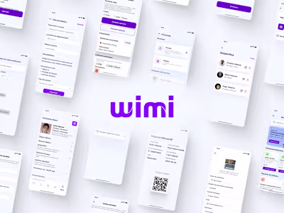 WIMI: Appointments & Health tracker app