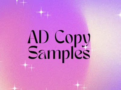 ✨AD Copy✨