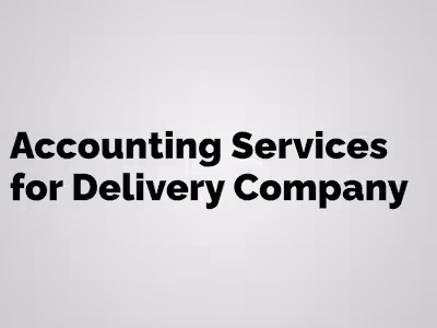 Bookkeeping & Invoicing for Delivery Services