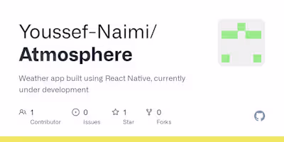 GitHub - Youssef-Naimi/Atmosphere: Weather app built using Reac…