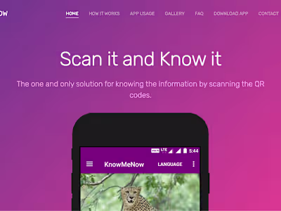 Built KnowMeNow App