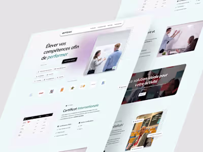 Opteam Academy Website Design & Development