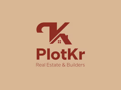 PlotKr (Real Estate) Logo Design