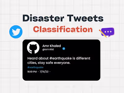 Disaster Tweets Classification | Natural Language Processing.