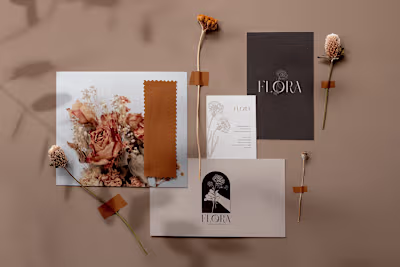 FLORA / Atelier — Logo & Brand Identity Design