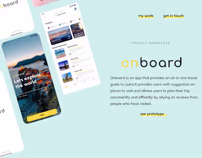 🏨Onboard