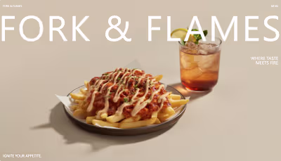  A Modern Restaurant Landing Website