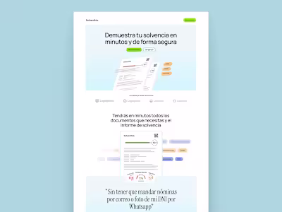WIP landing page for a tech company from Spain :)