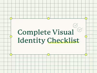 The complete checklist to create your brand's visual identity