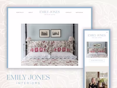 Emily Jones Interiors [Framer development]