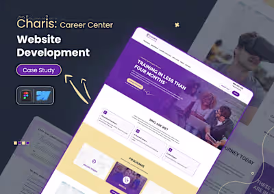 Webflow Website Development (Charis Career Center)