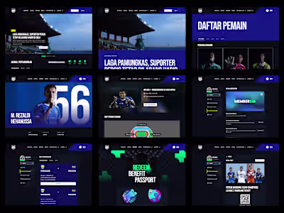 PERSIB Website Redesign and Redevelopment