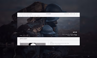 Statement Films - Startup Website Design 