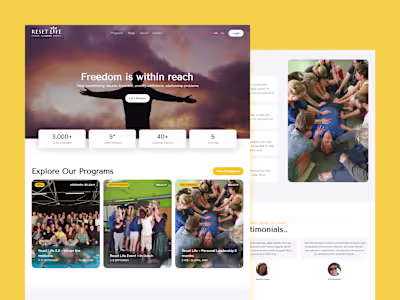 Personal Growth and Spiritual Events Website