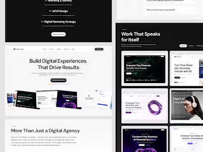 Vertex Labs – Digital Agency Web Design