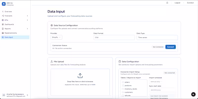 ARK Forecasting Application - NextJS,