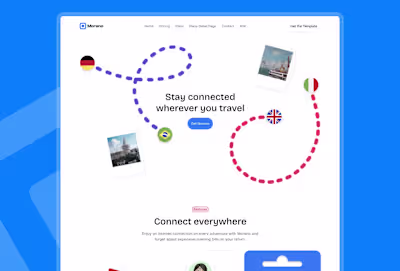 Moreno Framer Template