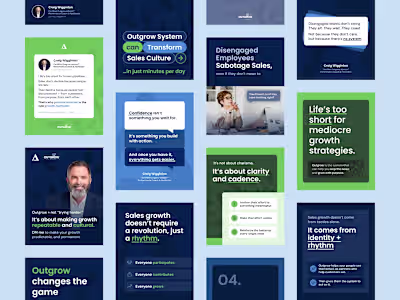 LinkedIn & Blog Visuals for Executive Coach