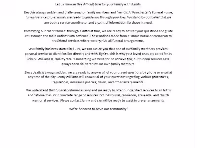 About us page for small business
