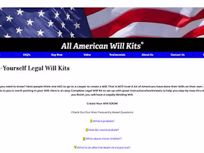 All American Will Kits
