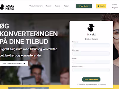 SalesHero - dit digitale salgsrum - SalesHero