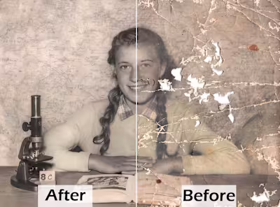 Photo Restoration - Vintage Photo Restored! : Behance