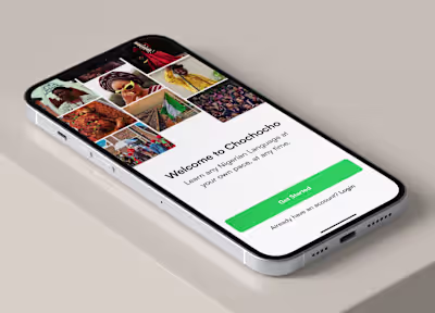 UI/UX Design for Language Learning App