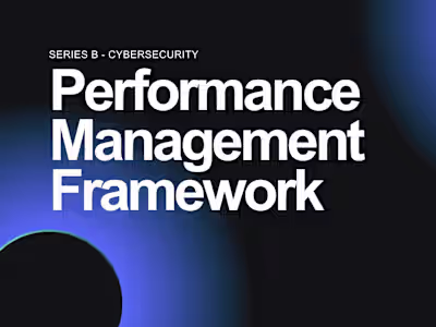 Performance Management Framework