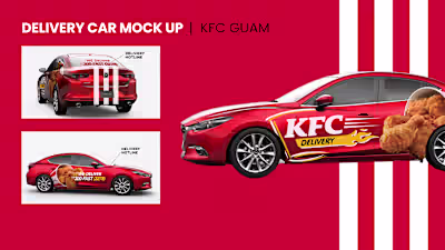 Car Wrap Design and Mock Up