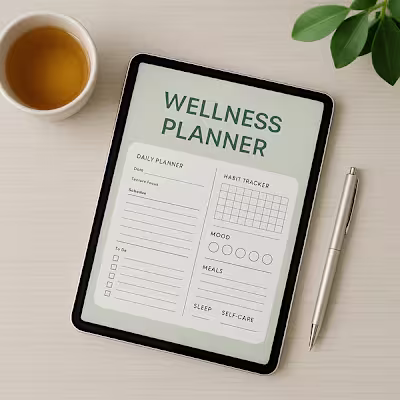Promotional Email: Digital wellness planner launch