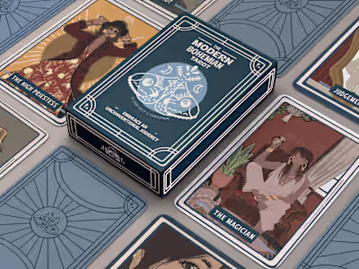 Modern Boho Tarot| Illustration