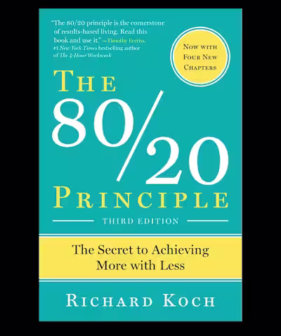 BOOK REVIEW: THE 80/20 PRINCIPLE