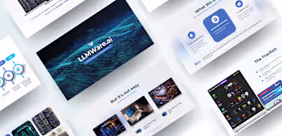 LLMWare AI Pitch Deck Design for Small Language Models