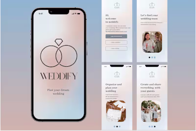 Mobile app design and branding