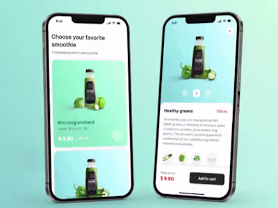 Sip & Shop – Smoothie App