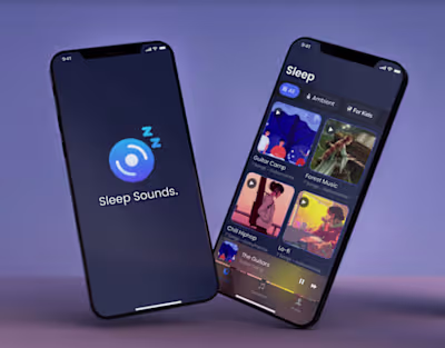 Mobile App Conceptual Design - SLEEP SOUNDS