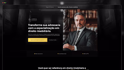 Almeida & Carvalho Advocacy // Landing Page