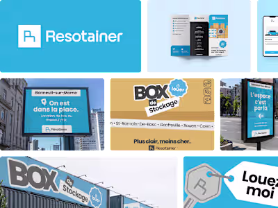 A new visual identity for a French self-stockage provider