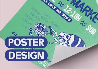 Poster Design Flea Market on Behance