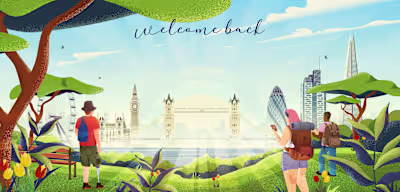 Landing Page Illustration for Astor London