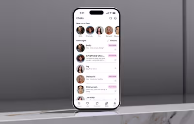 Groupping Dating App Design