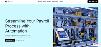 High-Converting Framer Web Design: Payroll Automation Website
