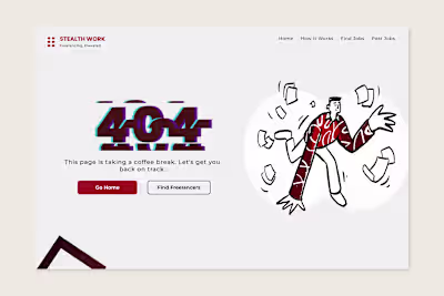 Creative 404 Page – Lost, But in Style!