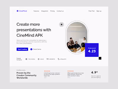 CineMind. A SAAS Product. Create